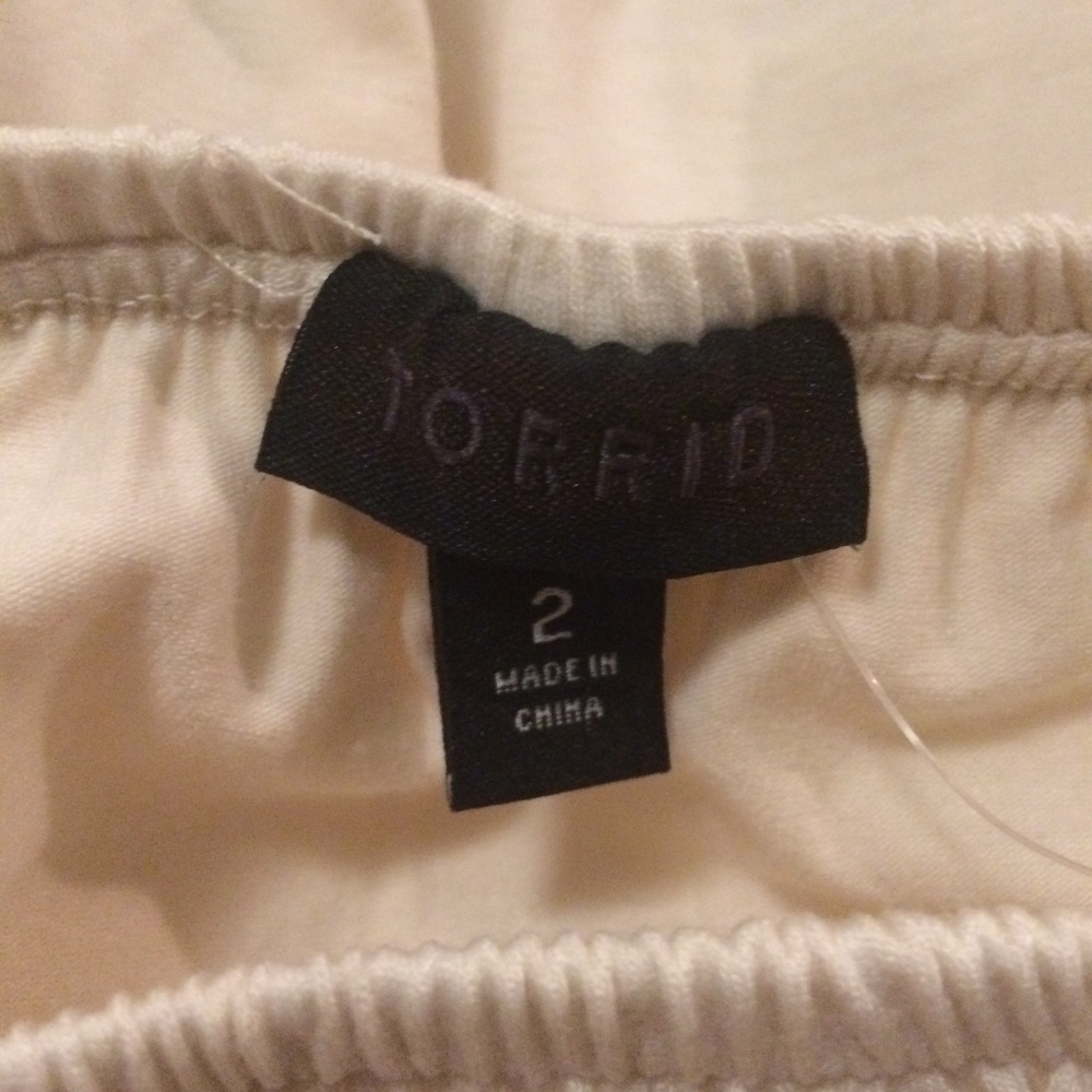NWOT Torrid Lace Trim Off Shoulder V-Hem Dress - Picture 7 of 8